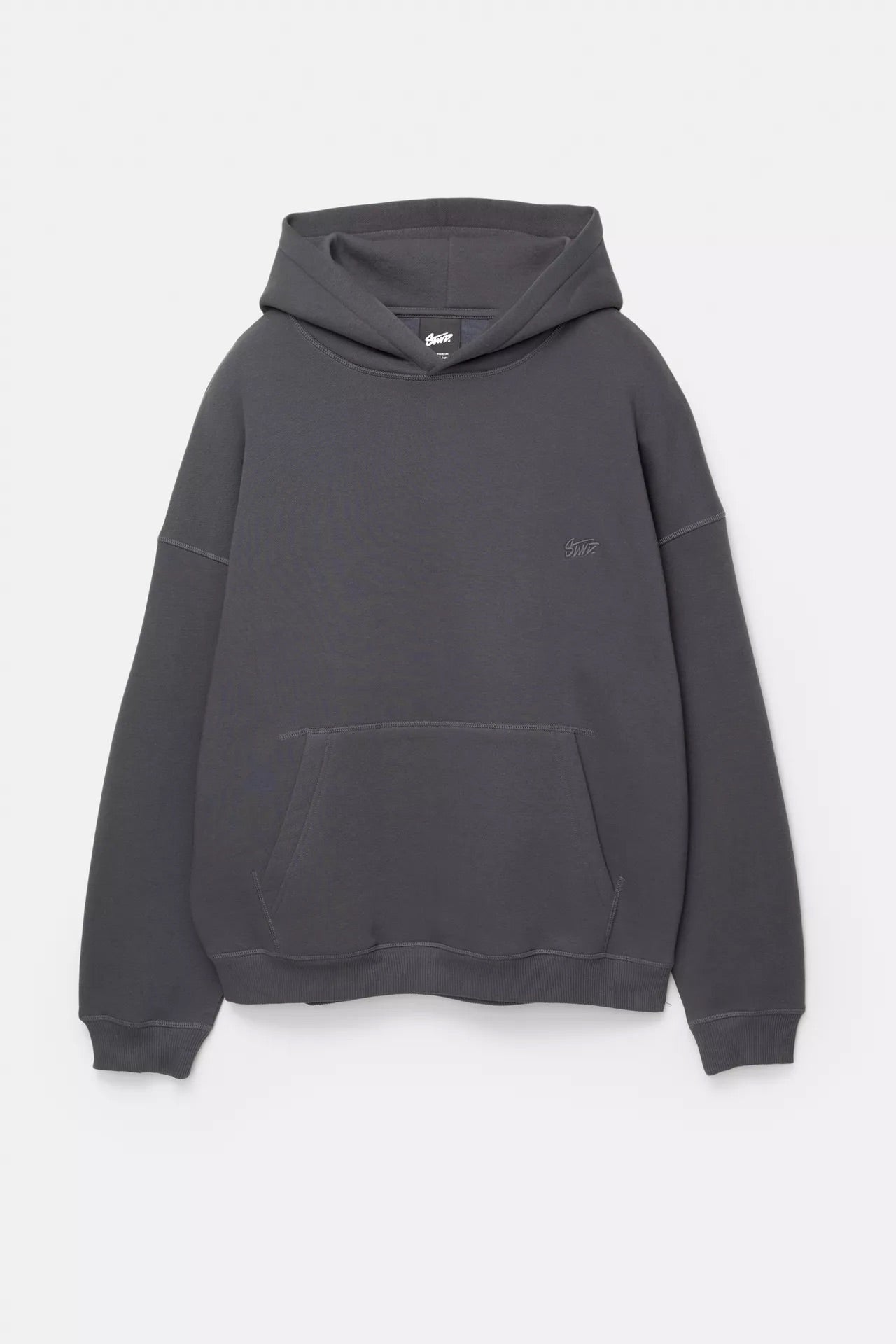 HOODIE STWD GRIS BORDADO CAPUCHA